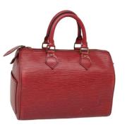 Louis Vuitton Vintage Pre-owned Laeder handvskor Red, Dam