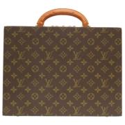 Louis Vuitton Vintage Pre-owned Canvas portfljer Brown, Dam