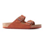 Birkenstock Nubuck Arizona Sandaler Red, Herr