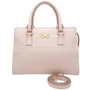 Salvatore Ferragamo Pre-owned Pre-owned Laeder handvskor Pink, Dam