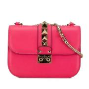 Valentino Vintage Pre-owned Laeder axelremsvskor Pink, Dam