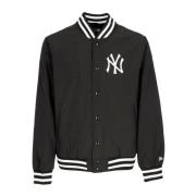 New Era MLB Team Wordmark Bomber Jacka Svart/Vit Black, Herr