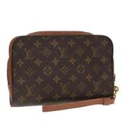 Louis Vuitton Vintage Pre-owned Canvas kuvertvskor Brown, Dam