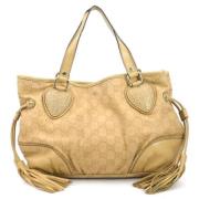 Gucci Vintage Pre-owned Laeder handvskor Beige, Dam