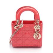 Dior Vintage Pre-owned Laeder handvskor Red, Dam