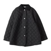 Stylein Quiltad Svart Jacka - Hanna Black, Dam