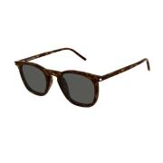 Saint Laurent Solglasögon SL 623 Linea Carry-OverLarge Brown, Herr