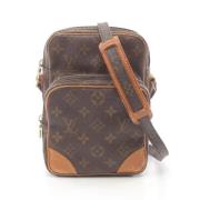 Louis Vuitton Vintage Pre-owned Canvas crossbodyvskor Brown, Dam