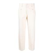 See by Chloé Vita Straight Denim Jeans Beige, Dam