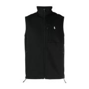 Polo Ralph Lauren Casual Svart Bomull Polyester Vest Black, Herr