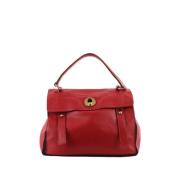 Saint Laurent Vintage Pre-owned Laeder handvskor Red, Dam