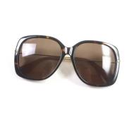 Gucci Vintage Pre-owned Metall solglasgon Brown, Dam