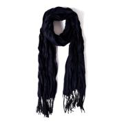 Antony Morato Enfärgad Bomullsscarf - Svart Blue, Herr