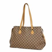 Louis Vuitton Vintage Pre-owned Tyg louis-vuitton-vskor Brown, Dam