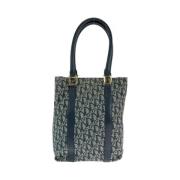 Dior Vintage Pre-owned Canvas totevskor Blue, Dam