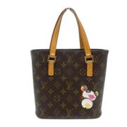 Louis Vuitton Vintage Pre-owned Tyg louis-vuitton-vskor Brown, Dam