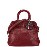 Dior Vintage Pre-owned Laeder dior-vskor Red, Dam