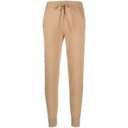 Ralph Lauren Relaxed Fit Logo Fleece Sweatpant Beige, Dam