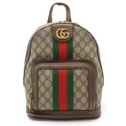 Gucci Vintage Pre-owned Canvas ryggsckar Multicolor, Dam