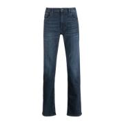 Tommy Hilfiger Blå Straight Jeans Bomull Viskos Elastan Blue, Herr