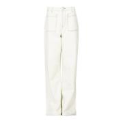 PINKO Elegant Moderna Byxor White, Dam