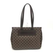 Louis Vuitton Vintage Pre-owned Tyg louis-vuitton-vskor Brown, Dam