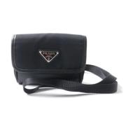 Prada Vintage Pre-owned Nylon prada-vskor Black, Dam