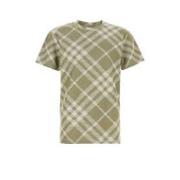 Burberry Avslappnad bomullst-shirt Green, Herr