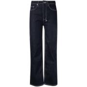 Ksubi Blå Straight Jeans Brooklyn Zenith Blue, Dam