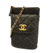 Chanel Vintage Pre-owned Laeder chanel-vskor Black, Dam