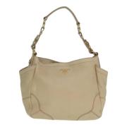 Prada Vintage Pre-owned Laeder totevskor Beige, Dam