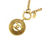 Chanel Vintage Pre-owned Tyg chanel-smycken Yellow, Dam