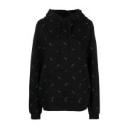 IRO Svart Casual Hoodie Tröja Black, Dam