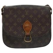 Louis Vuitton Vintage Pre-owned Canvas louis-vuitton-vskor Brown, Dam