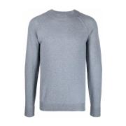 Malo Casual Grå Stickad Tröja Sweater Gray, Herr