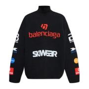 Balenciaga Ski Långärmad Polotröja Black, Herr