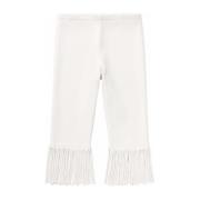 Proenza Schouler Vit Stickad Frans Cykelshorts White, Dam