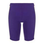 Dsquared2 Avslappnade Multifärgade Cykelshorts Purple, Dam