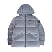 Blauer Sammet Huva Dunjacka Gray, Dam