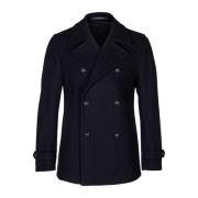 Tagliatore Herr Peacoat. Dubbelknäppt modell, regular fit. Sidfickor, ...