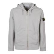 Stone Island Dragkedja Sweatshirt Gray, Herr