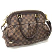 Louis Vuitton Vintage Pre-owned Tyg louis-vuitton-vskor Brown, Dam