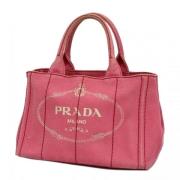 Prada Vintage Pre-owned Canvas prada-vskor Pink, Dam