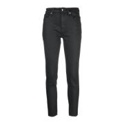 Ralph Lauren Hög skinny denim jeans Black, Dam