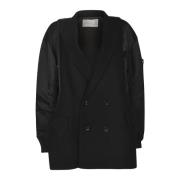 Sacai Svarta Vinterrockar Black, Dam