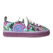 Dolce & Gabbana Blommig canvas sneakers Multicolor, Dam