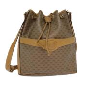 Gucci Vintage Pre-owned Canvas gucci-vskor Beige, Dam