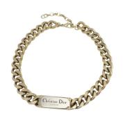 Dior Vintage Pre-owned Metall dior-smycken Yellow, Dam