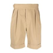 Ralph Lauren Byron Plisserade Shorts Beige, Herr