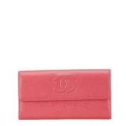 Chanel Vintage Pre-owned Laeder plnbcker Pink, Dam